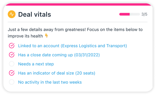deal vitals product screenshot