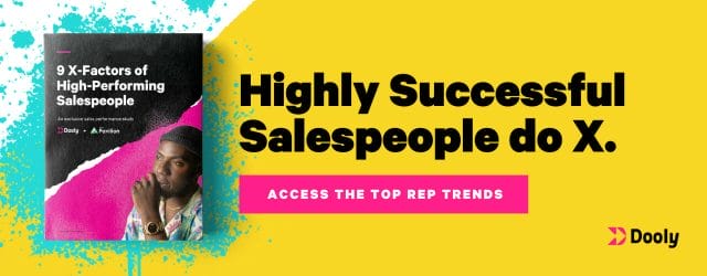 Success factors in sales