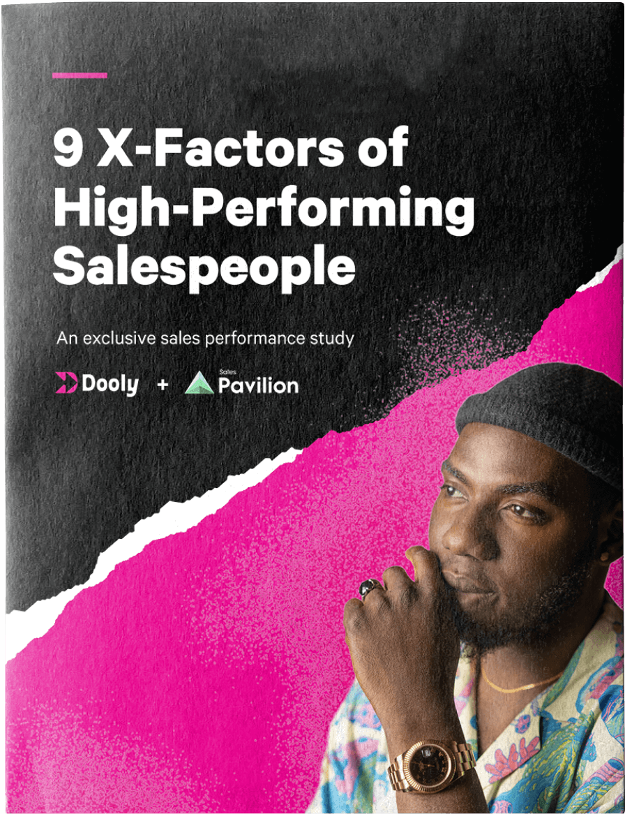 Dooly's 9 X-Factors of High-Performing Salespeople ebook