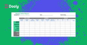 Sales reports templates