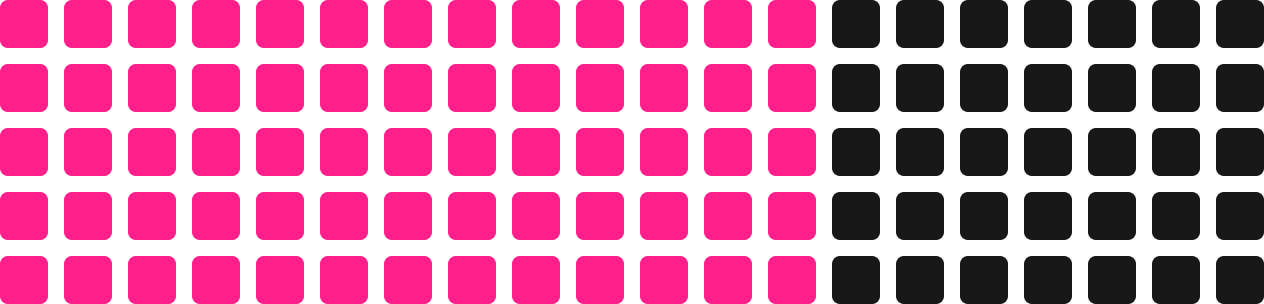 5th set of pink squares